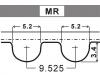 Correa dentada Timing Belt:13568-19175